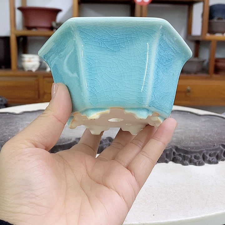 紫砂花盆瑕疵6-10.5。。。