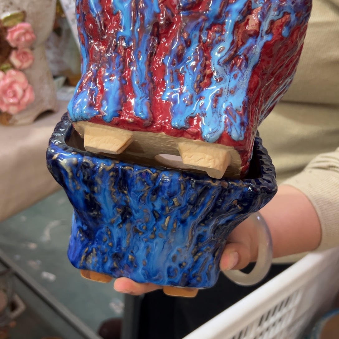 满20米秒退拉黑花盆