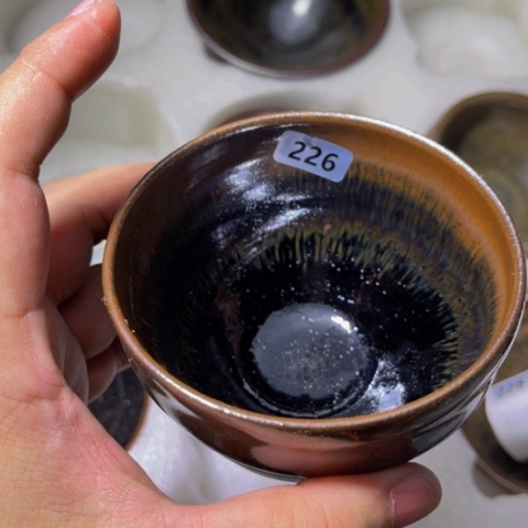 茶盏原矿原釉柴烧建盏