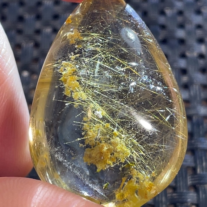 水晶吊坠(不含链)未镶嵌水*珑