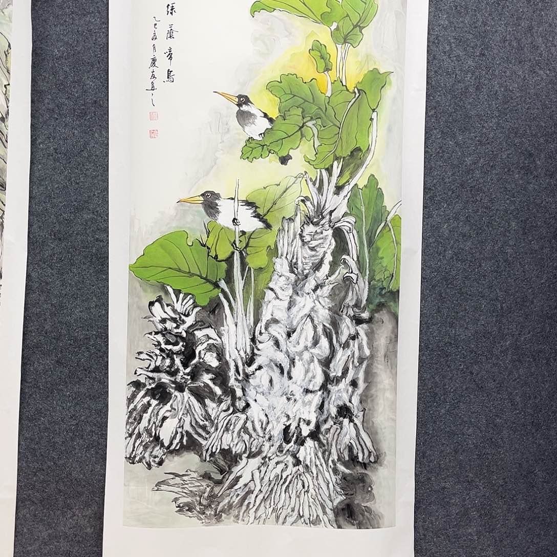 国画作品全场放漏