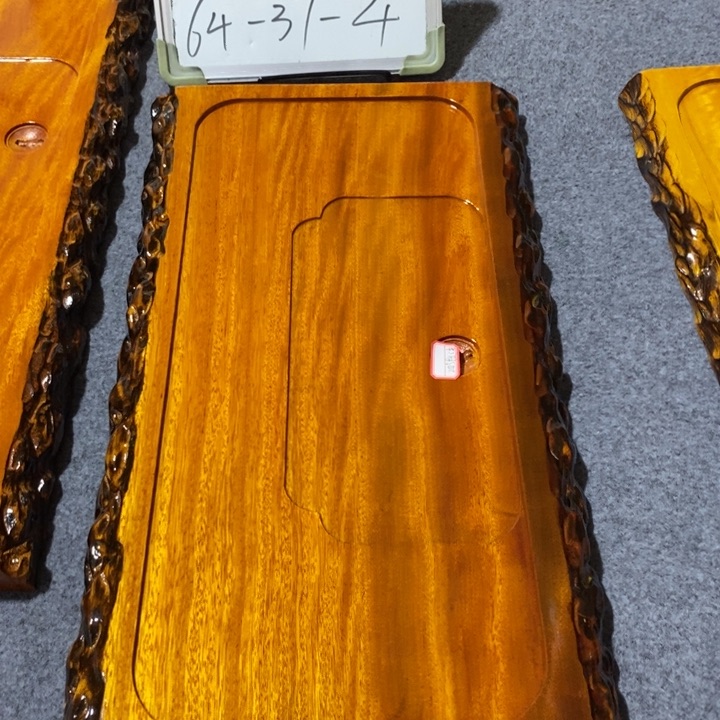 2****来非洲金丝花梨茶盘