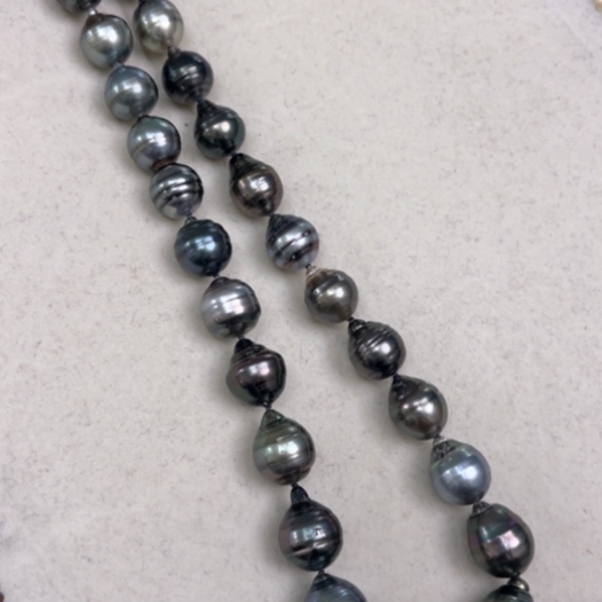 【闪购商品】海水珍珠颈饰未镶嵌大溪地巴洛克项链11-13mm