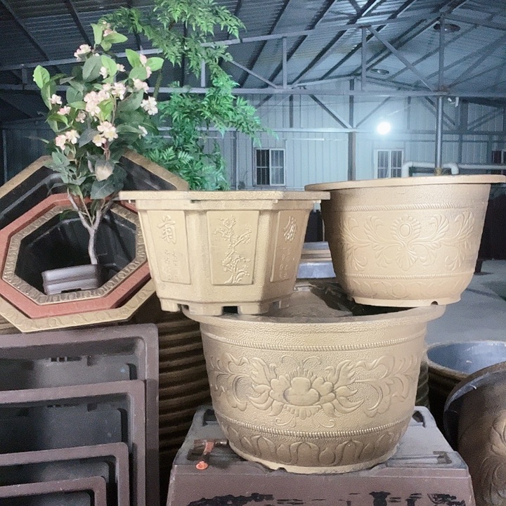 八角60口径花盆两个