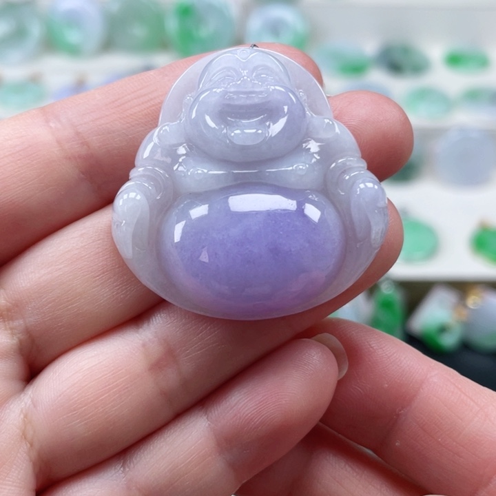 颈饰未镶嵌翡翠佛