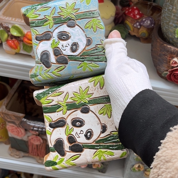 粗陶材质多肉花盆