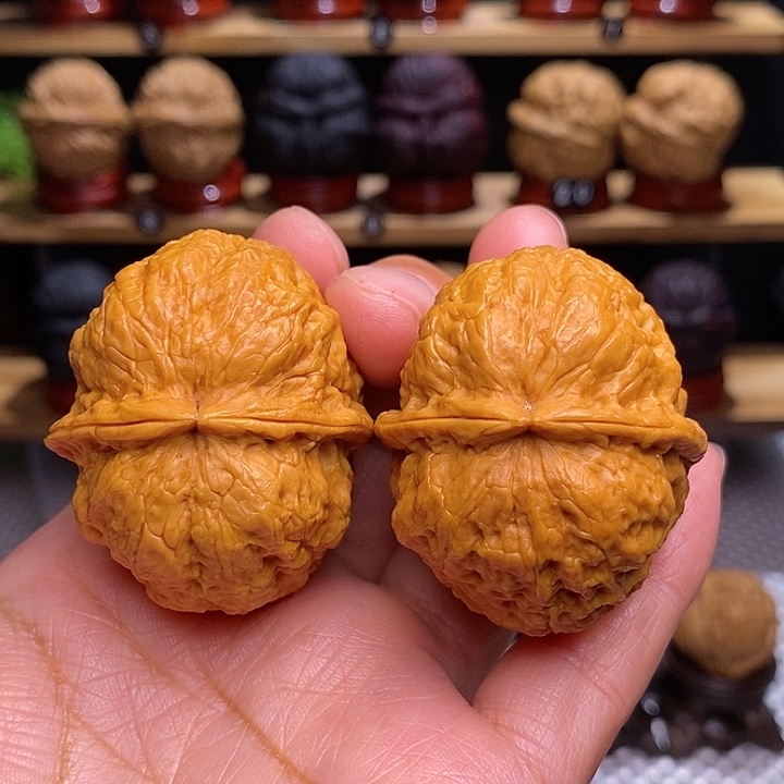 文玩核桃把件一帆风顺35