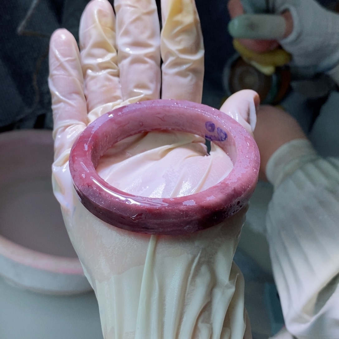 石英质玉未镶嵌手镯