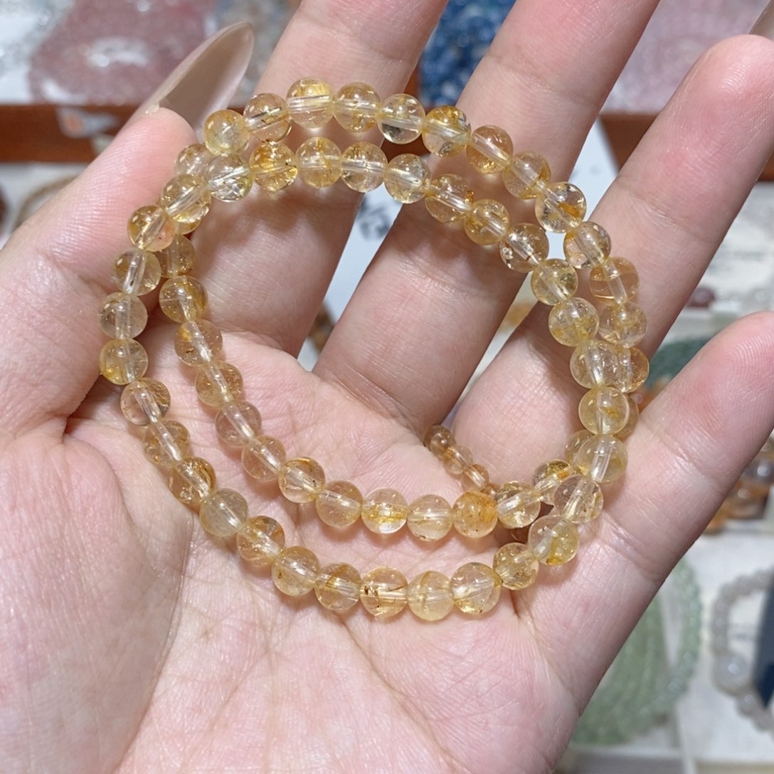 水晶手链未镶嵌托帕