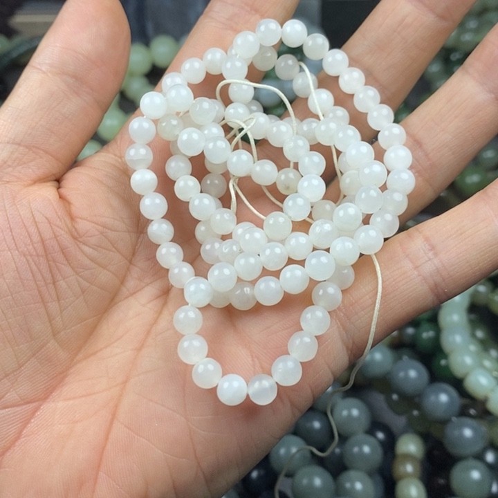 蛋***o手链未镶嵌和田玉