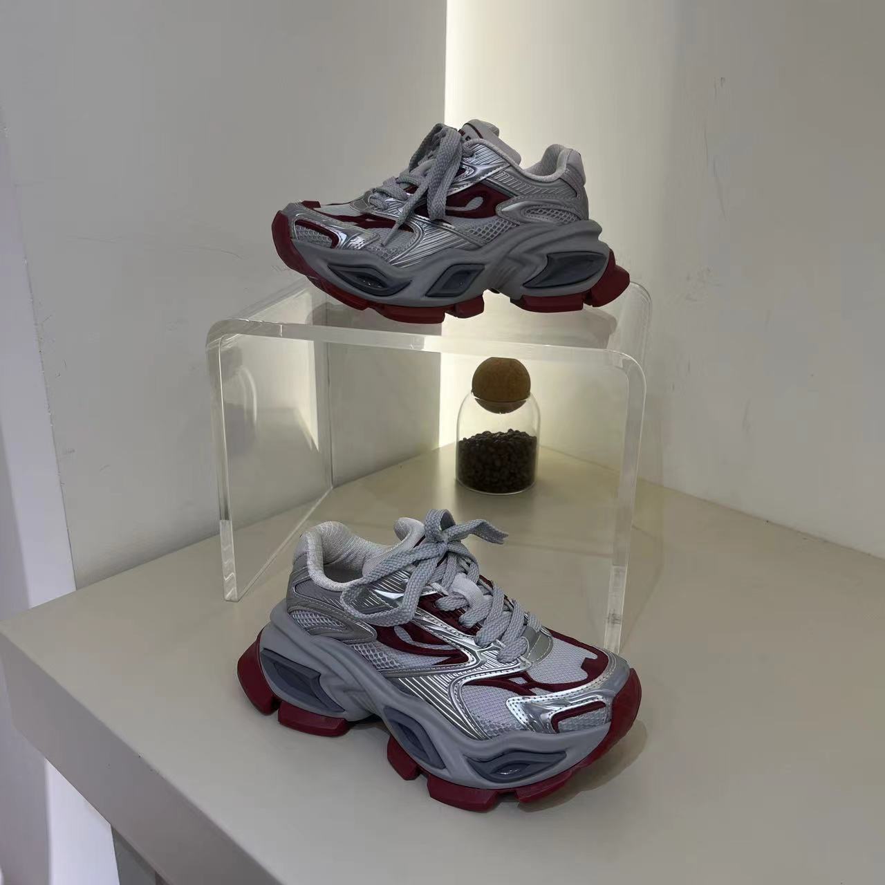 拼色猫眼情侣款老爹鞋时尚休闲低帮轻奢小众舒适百搭透气潮牌增高