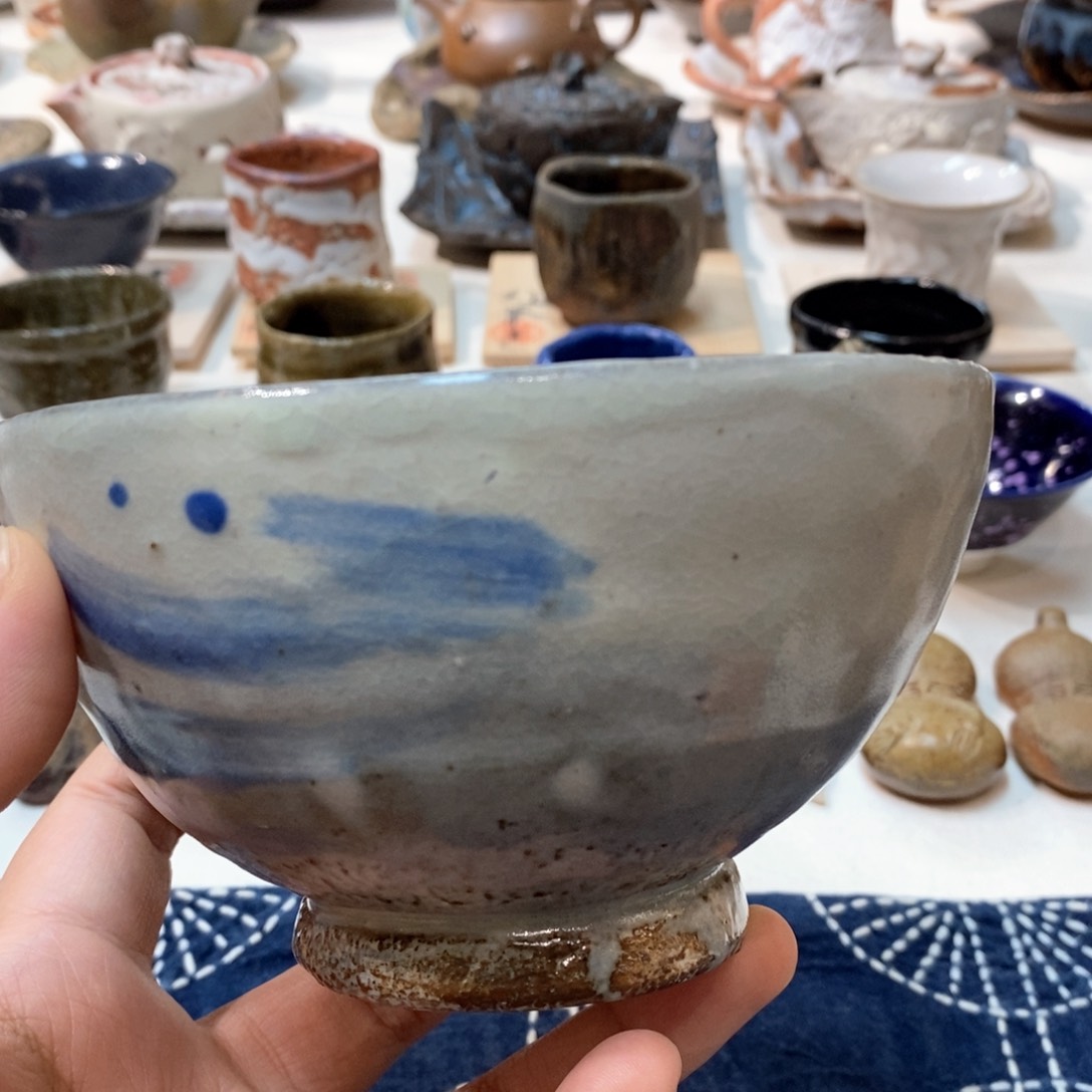 柴烧侘寂粗陶茶具