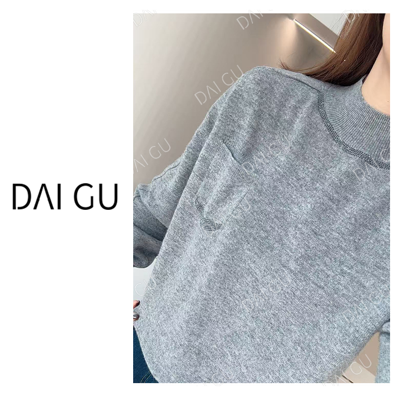 【自在从绒】美丽诺全毛！细腻羊毛宽松韩系高级感毛衣女B3806