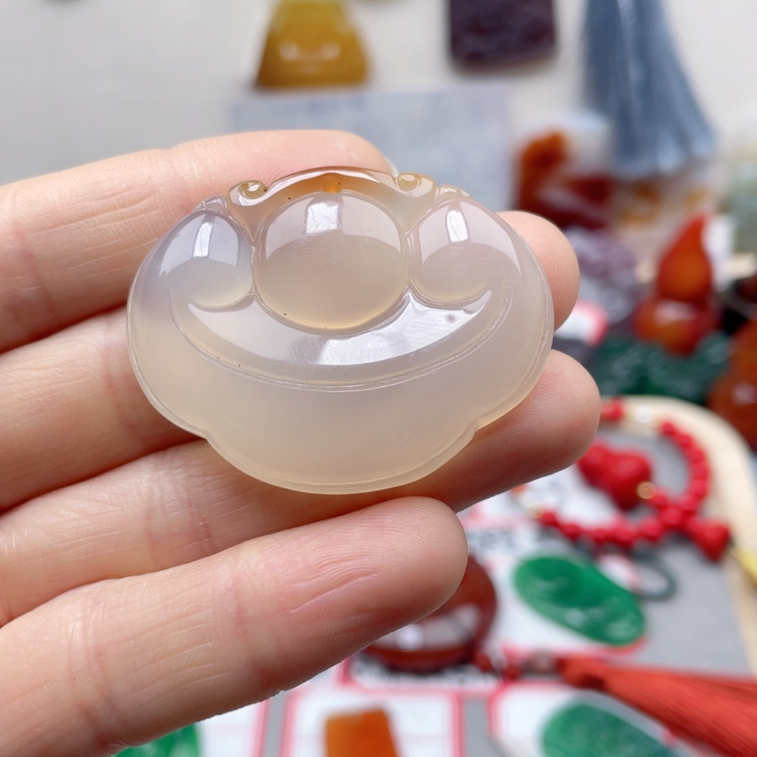 玛瑙/玉髓颈饰合金微****?