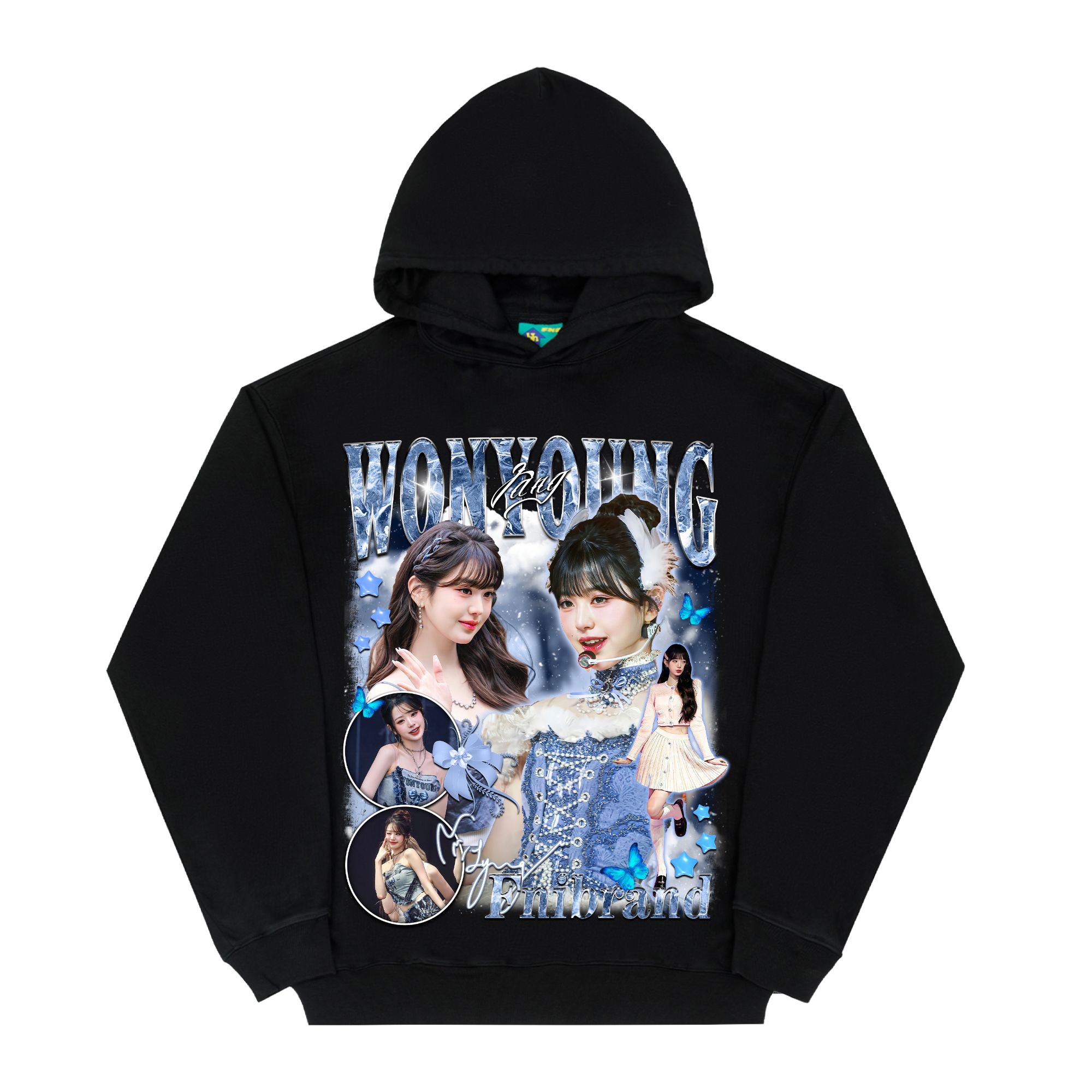 <FNIFNI>-张元英-男女同款t恤美式纯棉夏季短袖上衣国潮新款