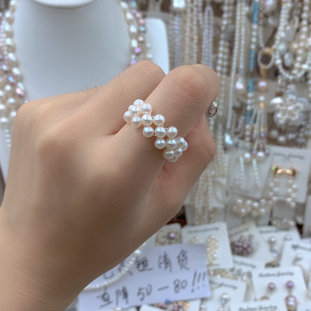 X***X淡水珍珠耳饰银S925镶嵌
