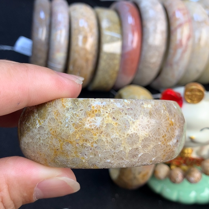 【闪购商品】硅化珊瑚（珊瑚玉）手镯未镶嵌54