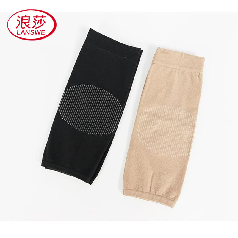 浪莎新品【1/2双装】护膝夏季超薄男女同款运动保护膝盖无痕短款