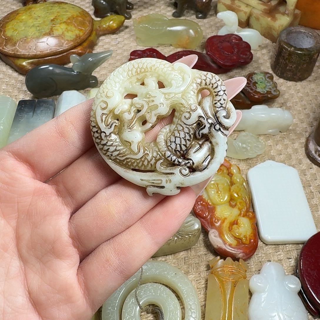 白玉菩提吊坠挂件