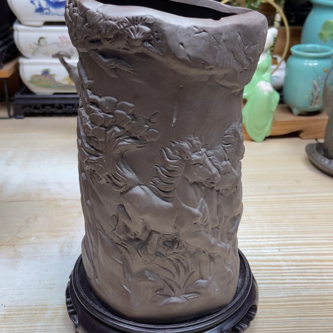 瓷片陶瓷花盆陶瓷艺术