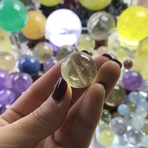 水晶珠宝半成品未镶嵌梵*水晶5号