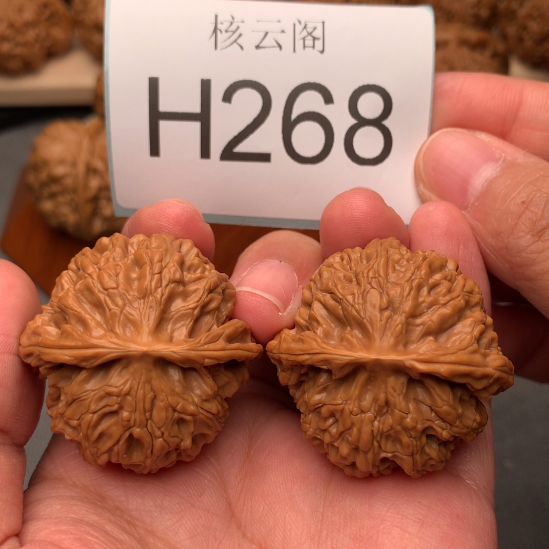文玩核桃把件桓*金38苹果园