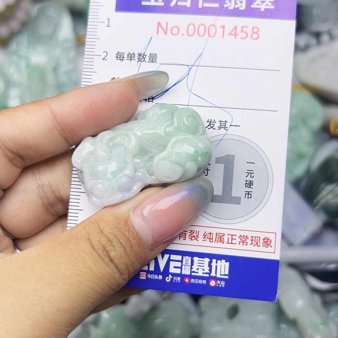 翡翠未镶嵌吊坠(不含链)222