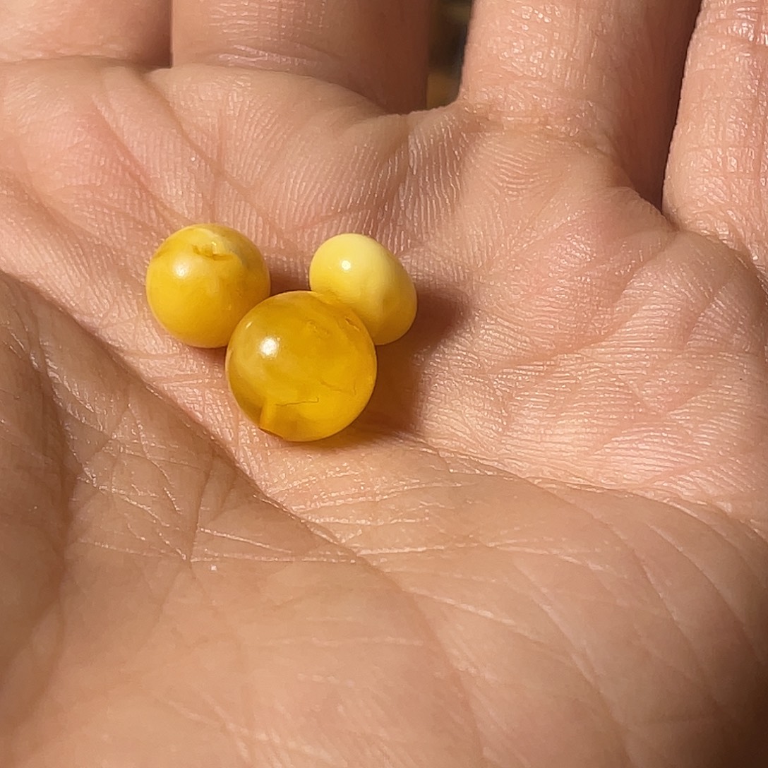 麦***佑白玉菩提吊坠珠子