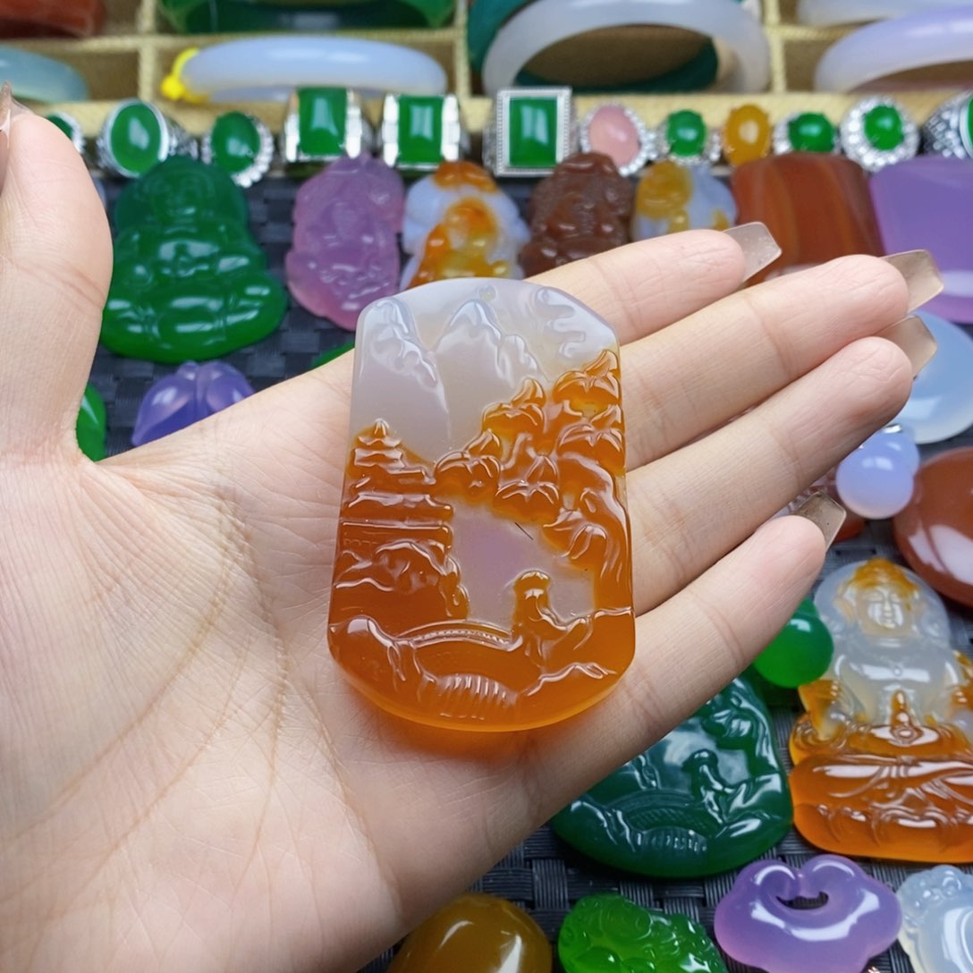 玛瑙/玉髓颈饰未镶嵌