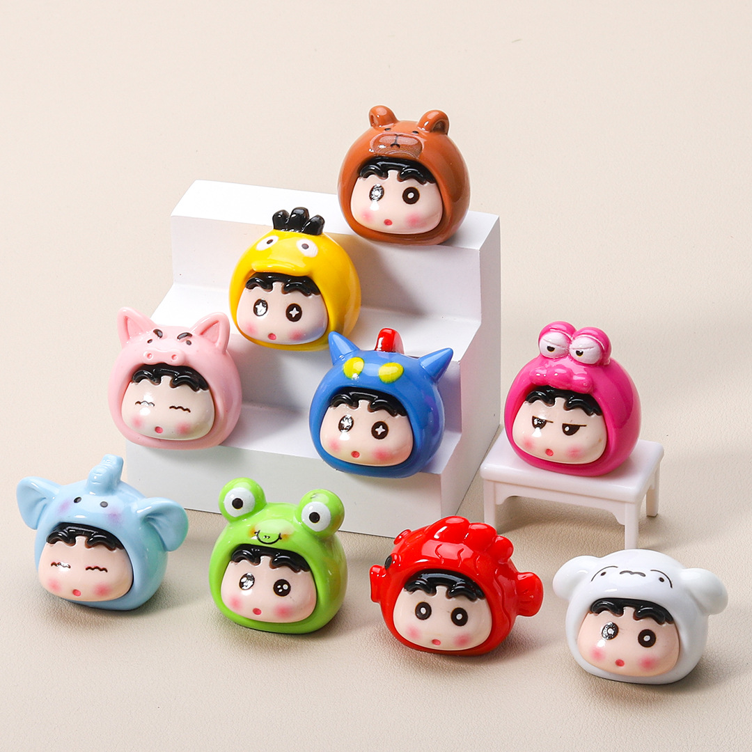 【九宫格】蜡笔小新树脂diy摆件