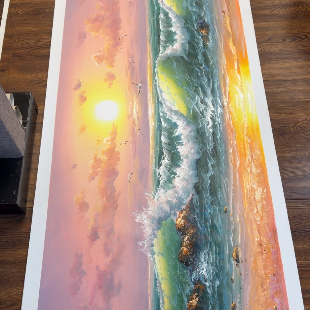 油画我的小可爱小可爱