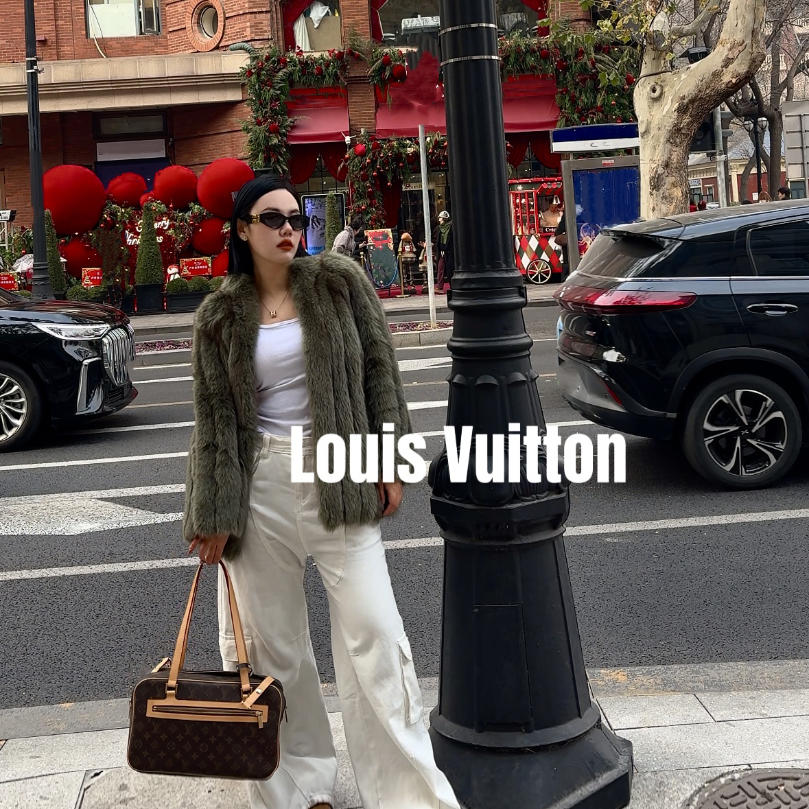 修复品8615502/LouisVuitton/路易威登老花大号开口笑吐司包