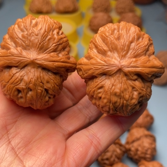 吊坠文玩核桃元宝精对 45