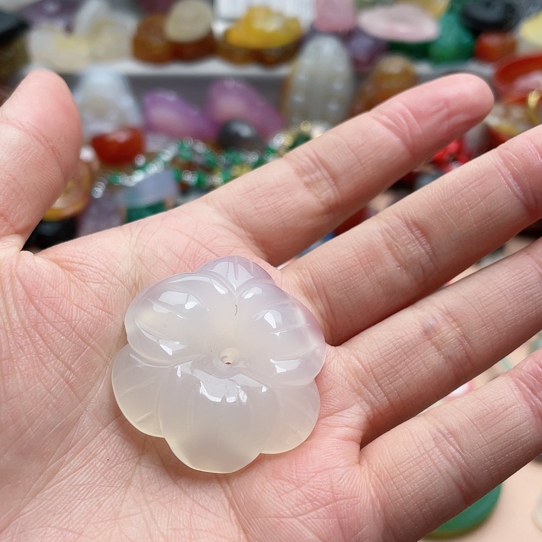 玛瑙/玉髓颈饰合金健**理