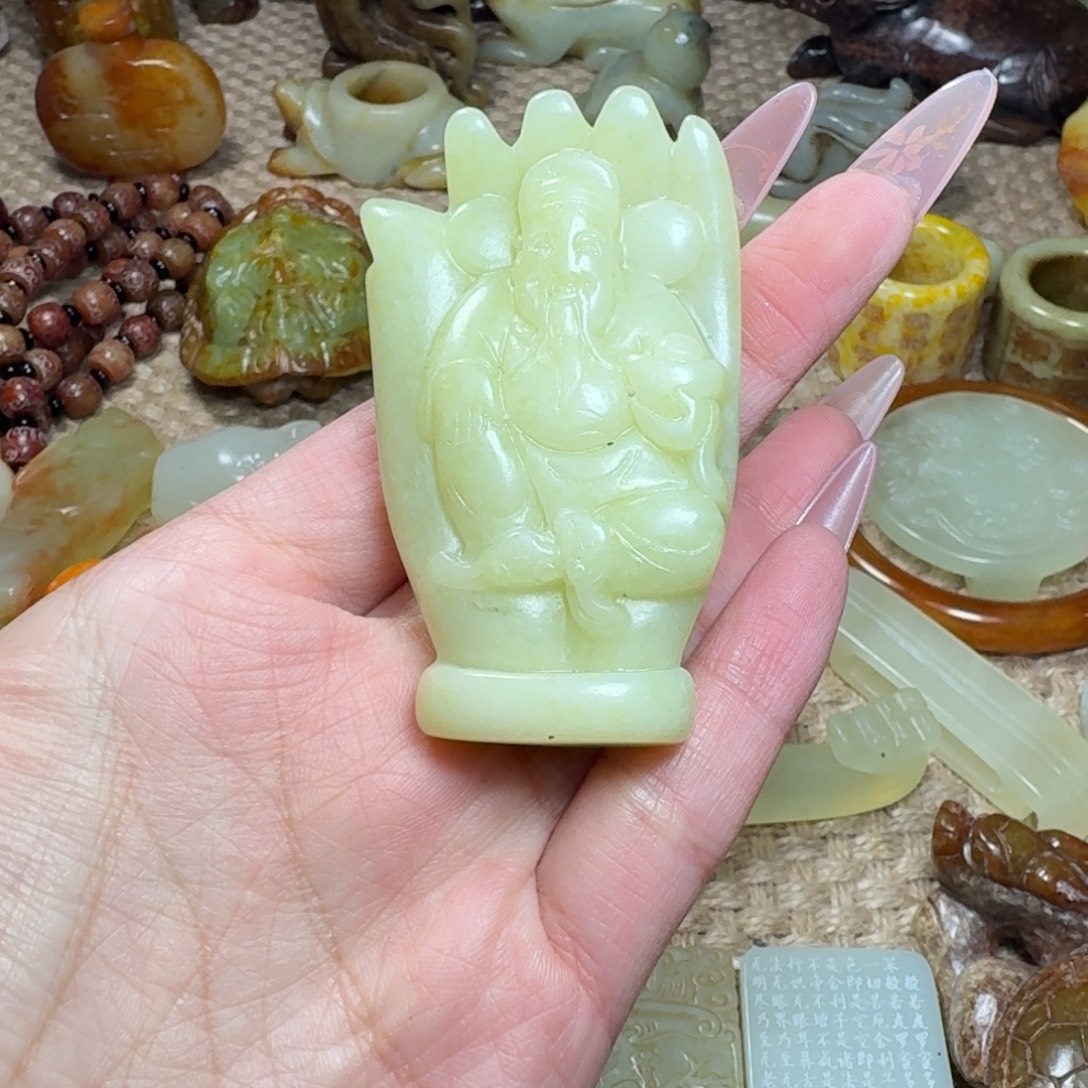 吊坠白玉菩提挂件