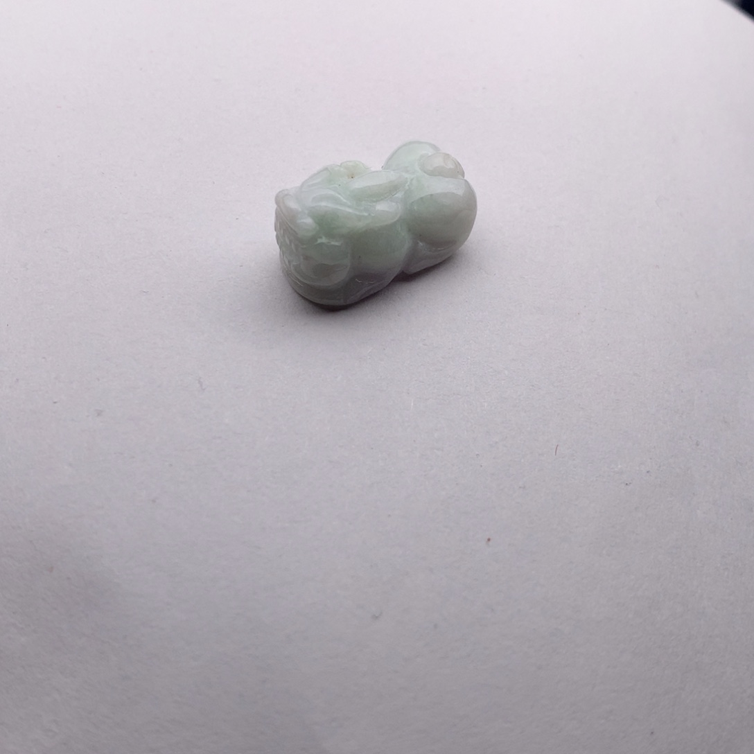 定制翡翠未镶嵌翡翠貔貅 卡22