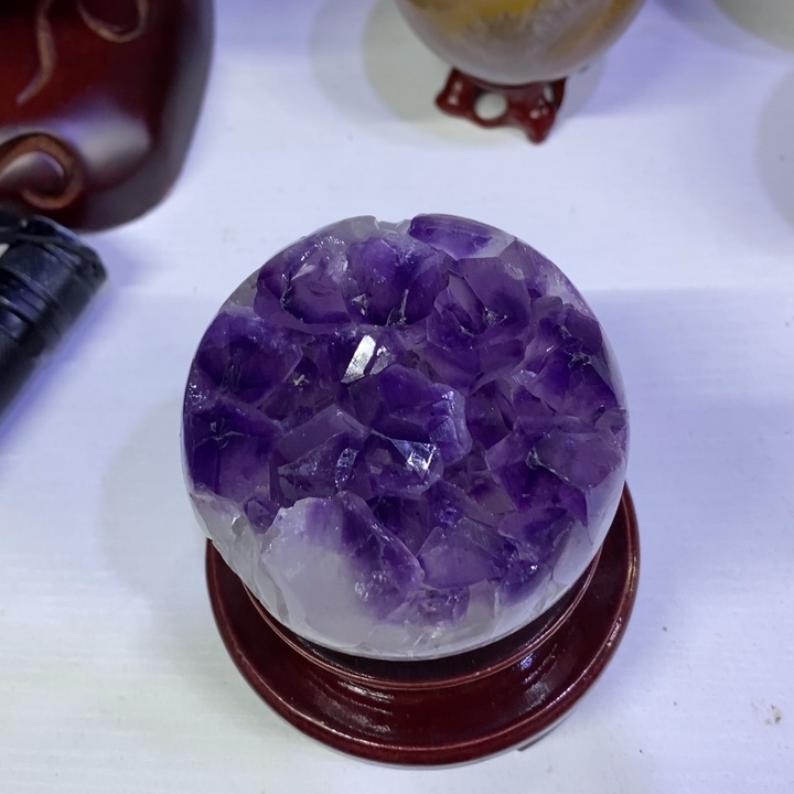摆件未镶嵌紫晶莹