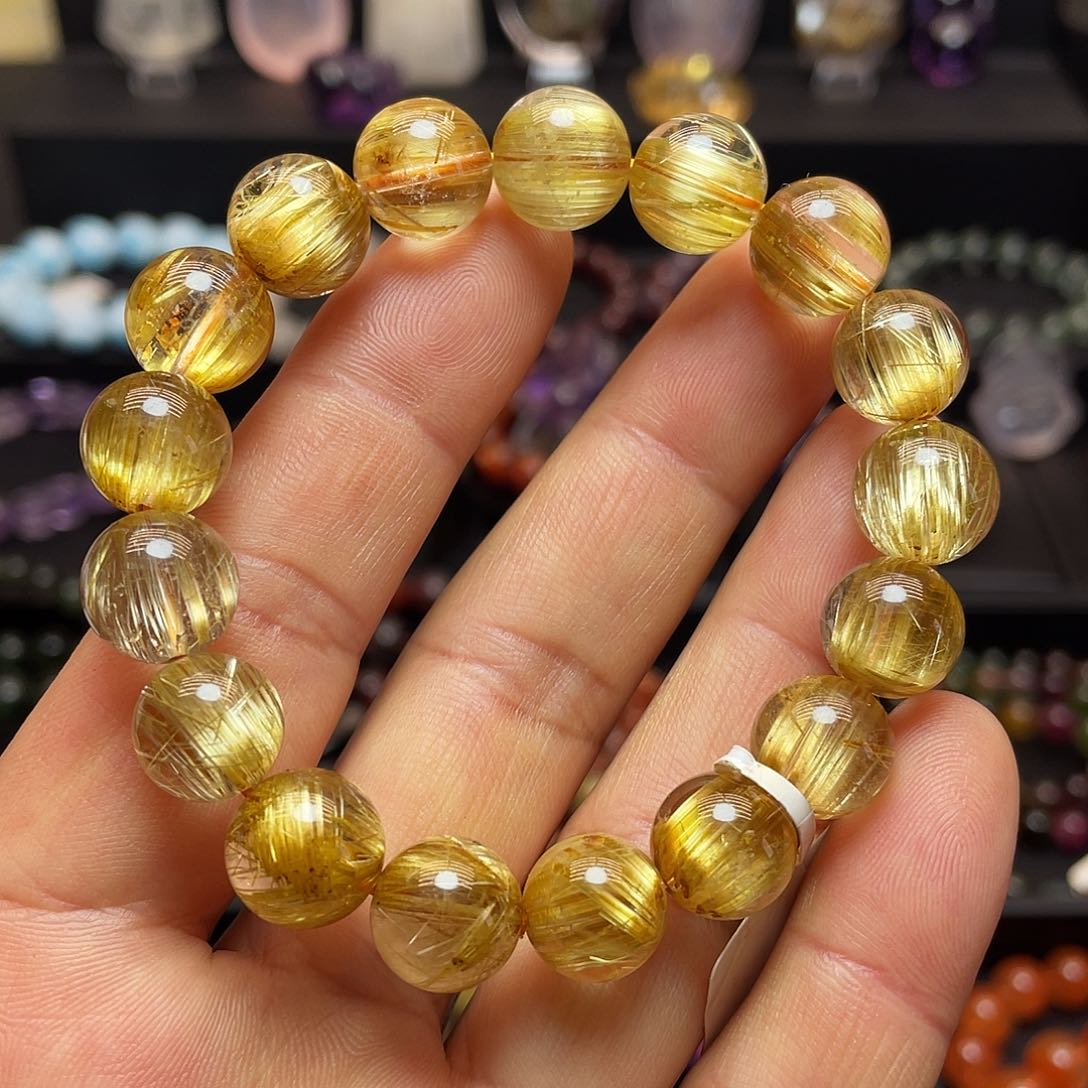 水晶手链未镶嵌钛晶手链