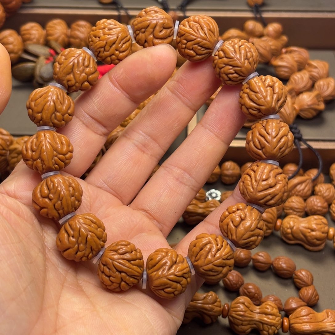 手串桃核龙纹桃核14