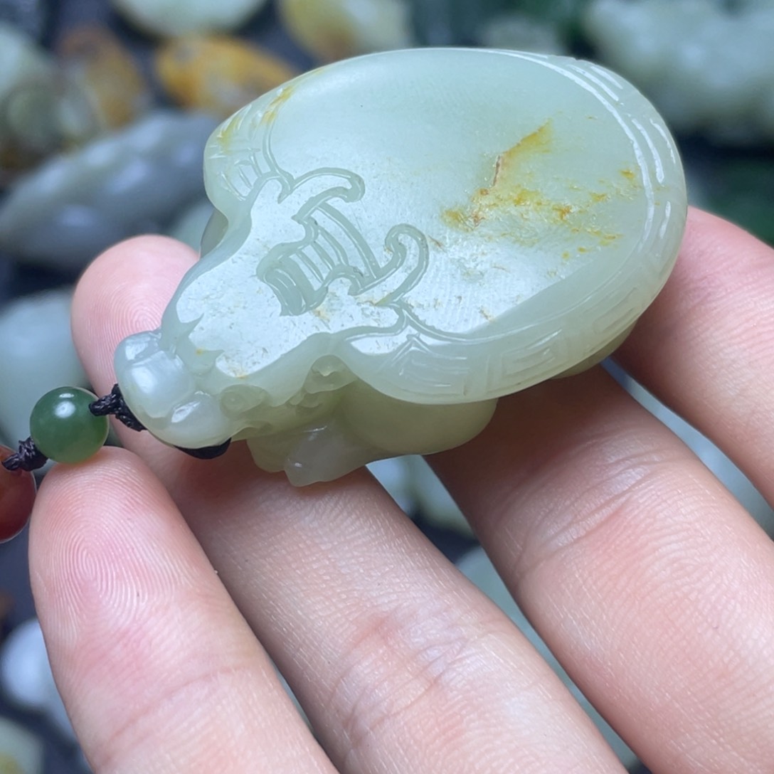 吊坠(不含链)未镶嵌和田玉