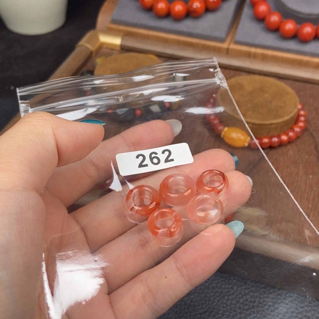 南红玛瑙未镶嵌手链卡7