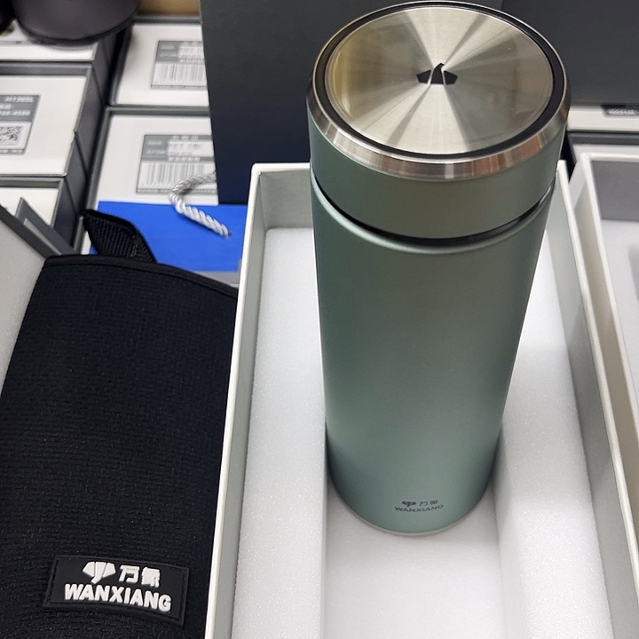 万象保温杯h125-430绿杯套