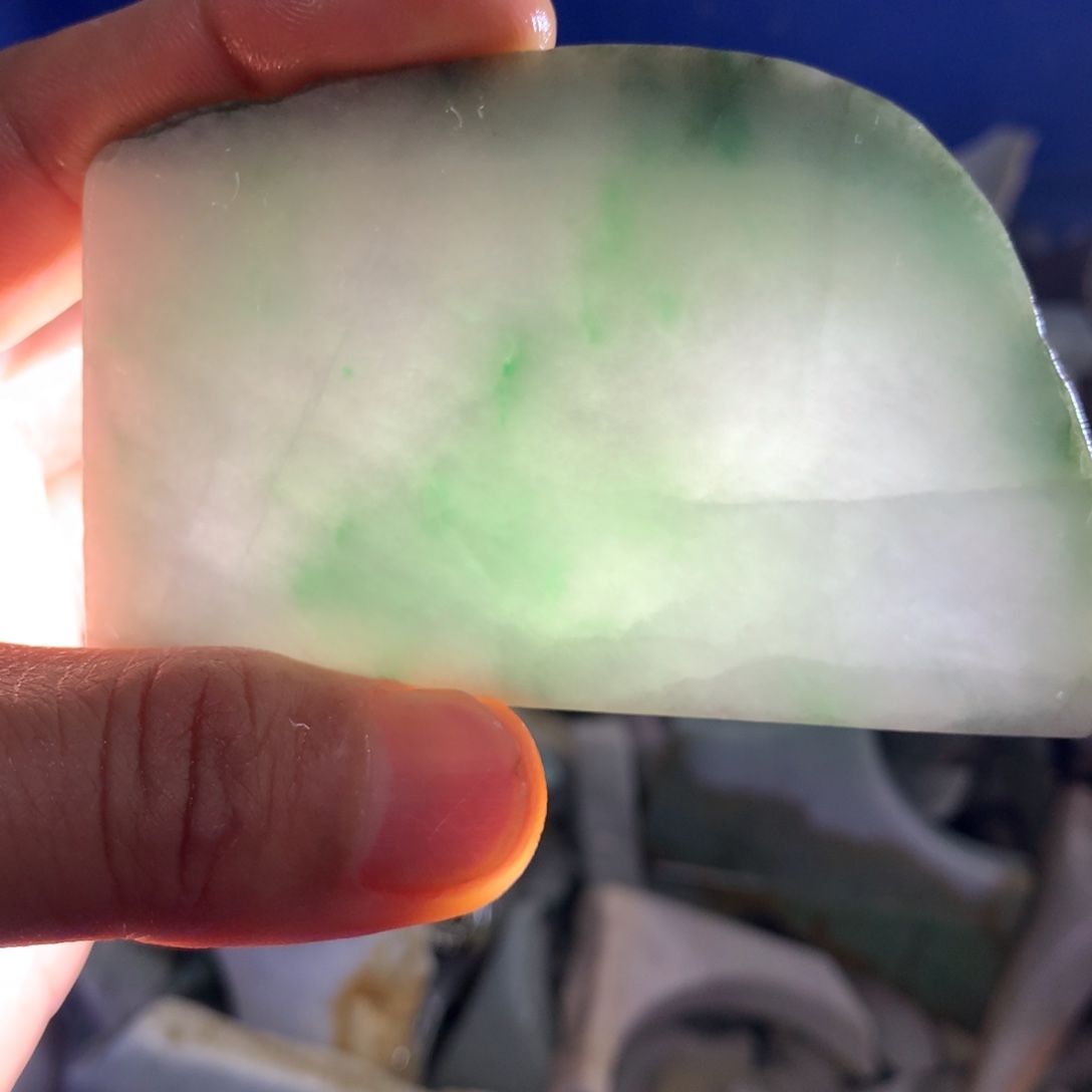 翡翠裸石翡翠边角料