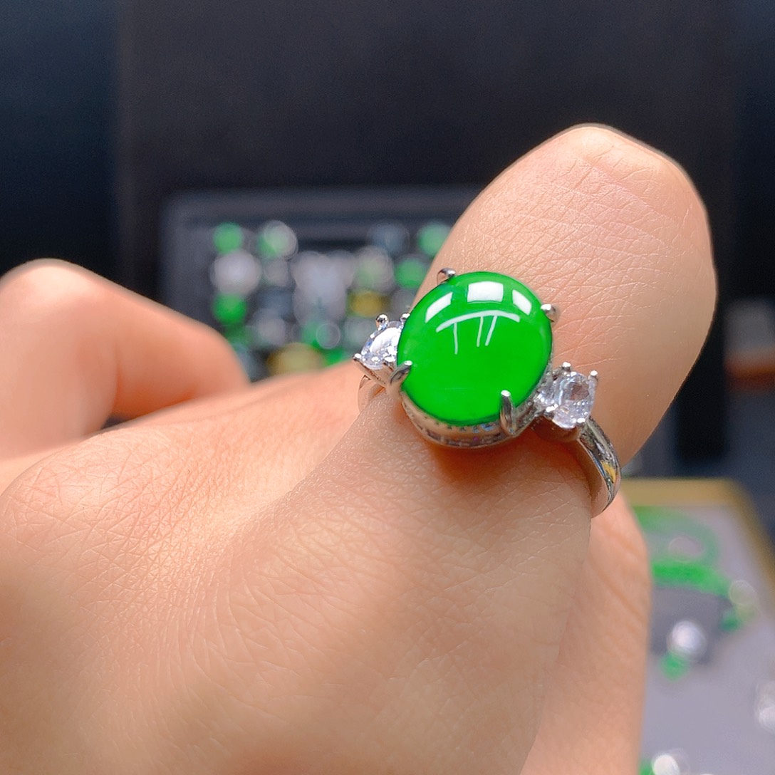 未镶嵌戒指翡翠天然翡翠