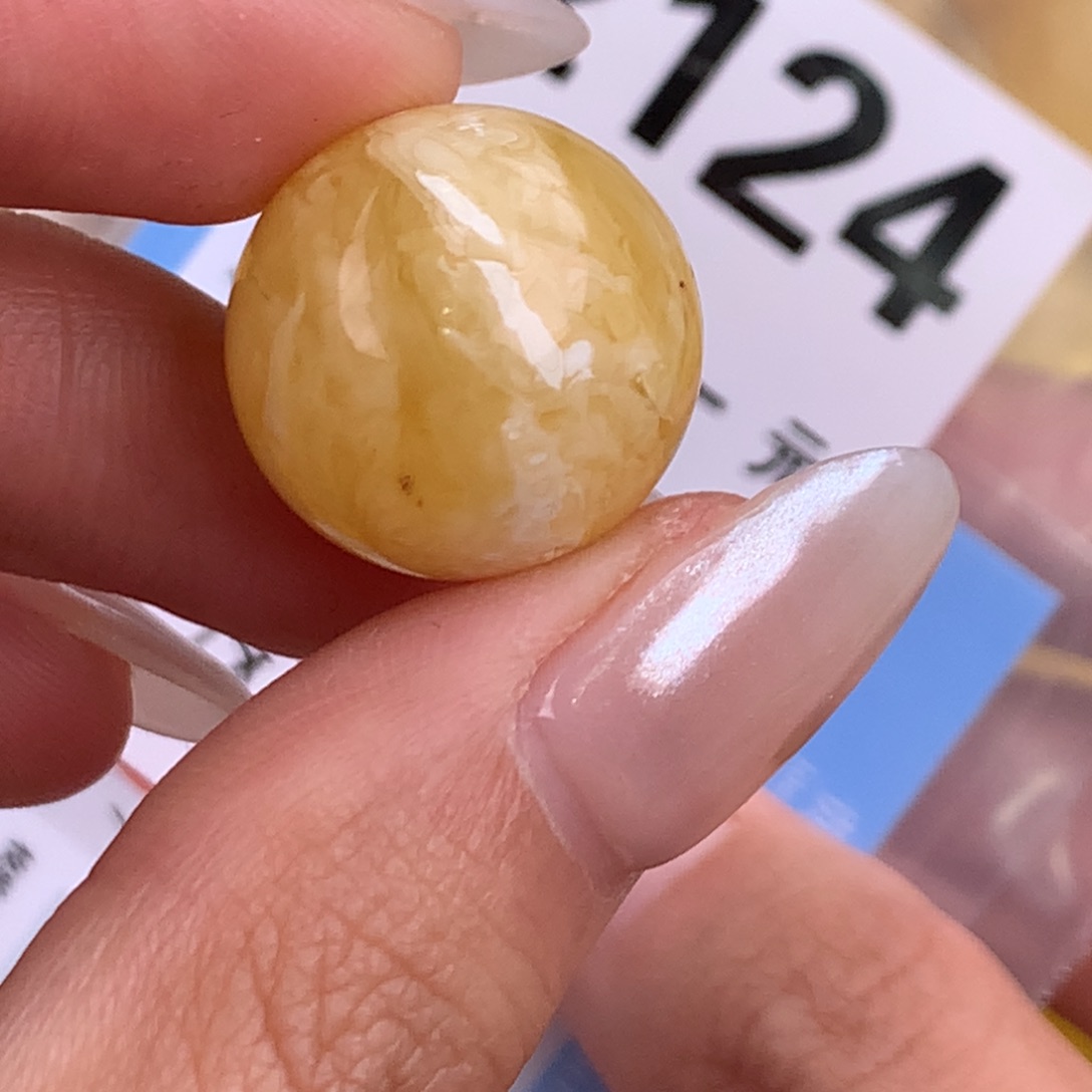 蜜蜡未镶嵌珠宝奇石18.5皮色
