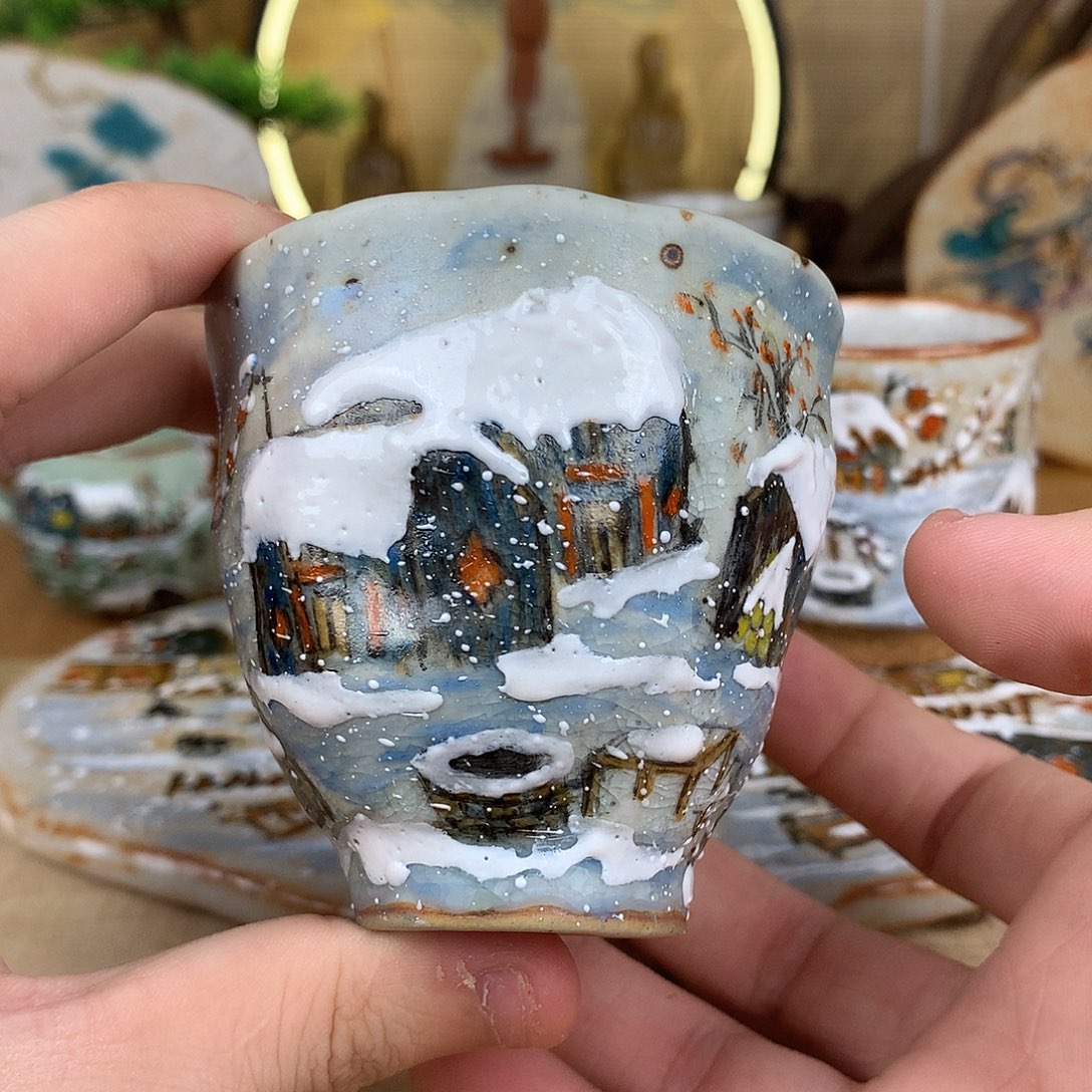 杯景德镇陶瓷手作