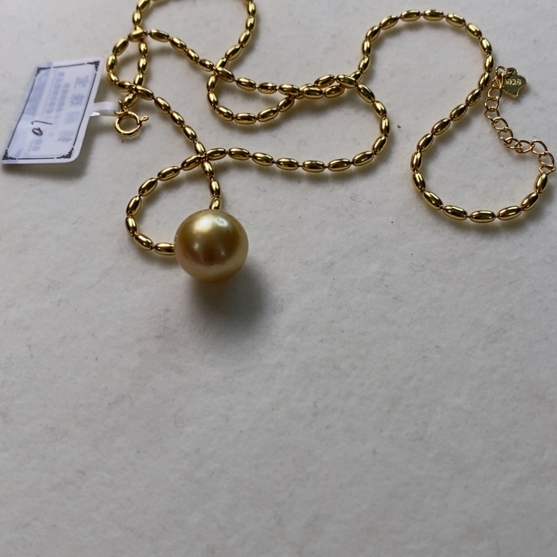 海水珍珠颈饰银S925镶嵌