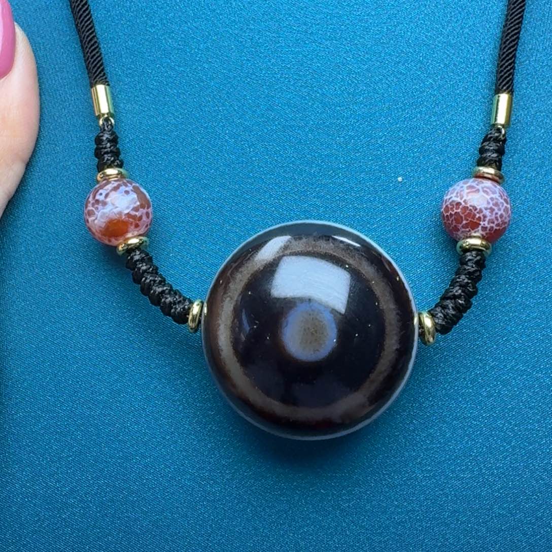 玛瑙/玉髓未镶嵌项链