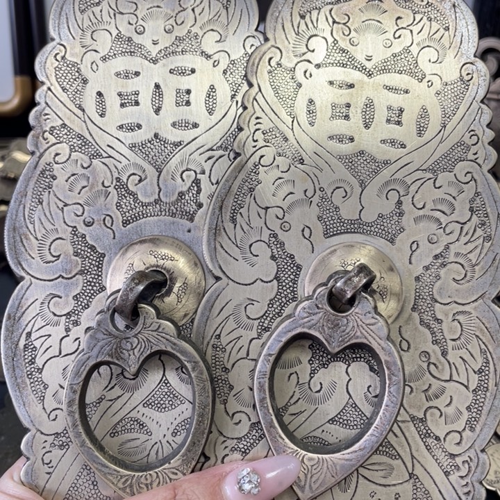 三***缘福寿双全铜攀铜杂