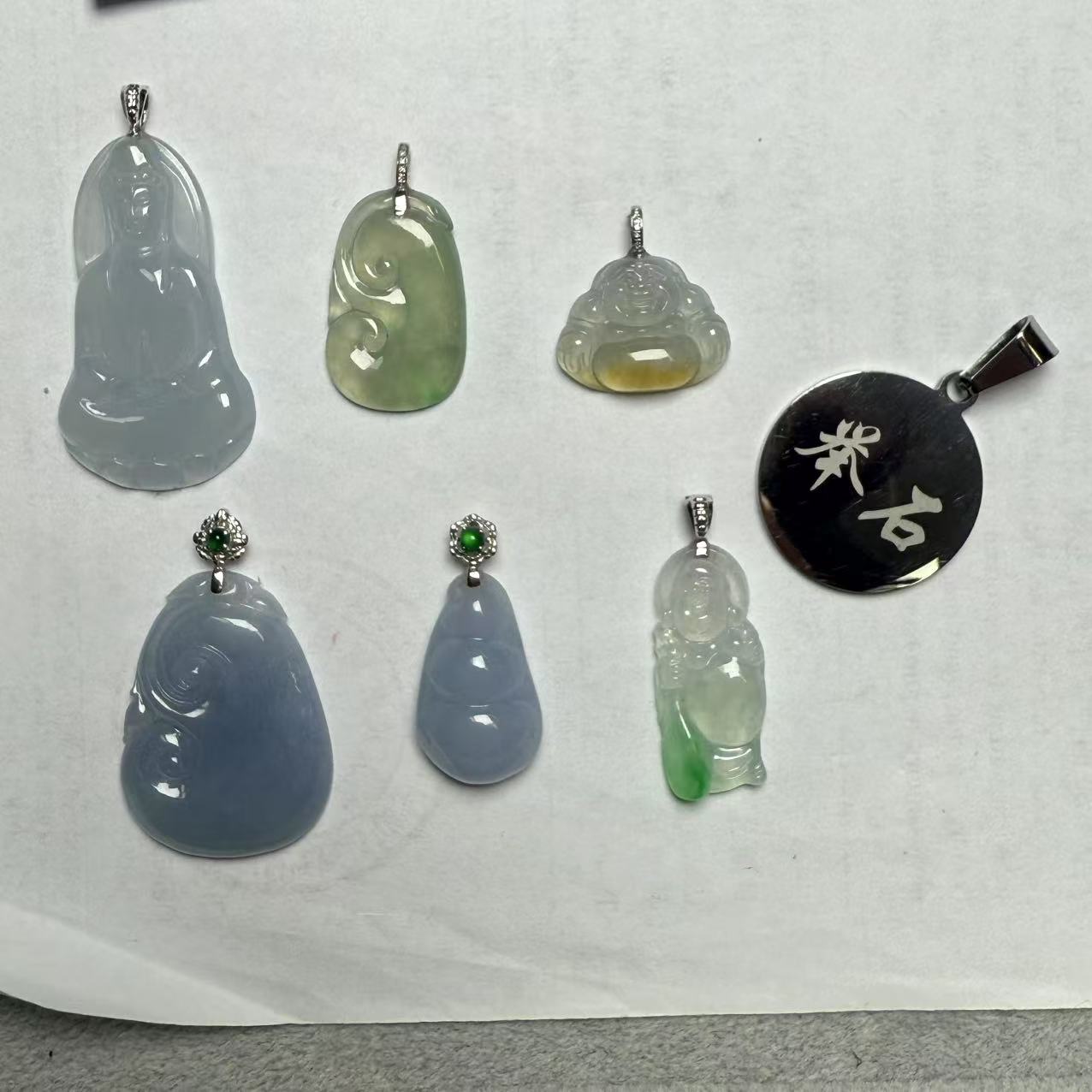 【举石严选】H0621-1501-045翡翠吊坠18k（一件/款式自选）